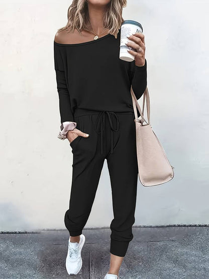 Women's Two Piece Set | Long Sleeve Top and Pants