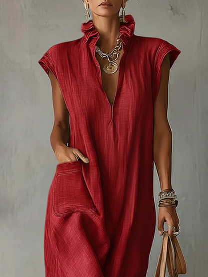 Elara | Ruffle Spring Maxi Dress