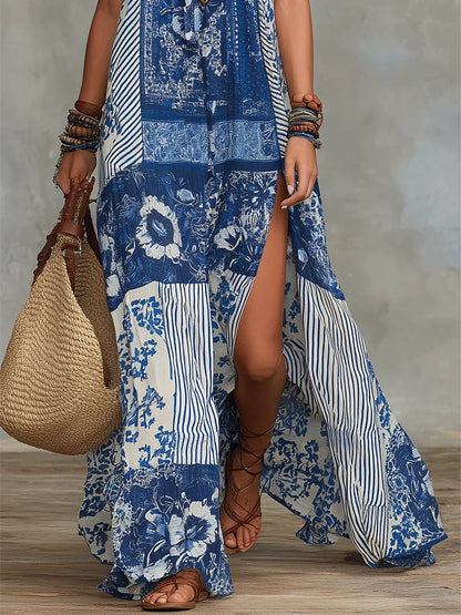 Isla | Patchwork Maxi Dress
