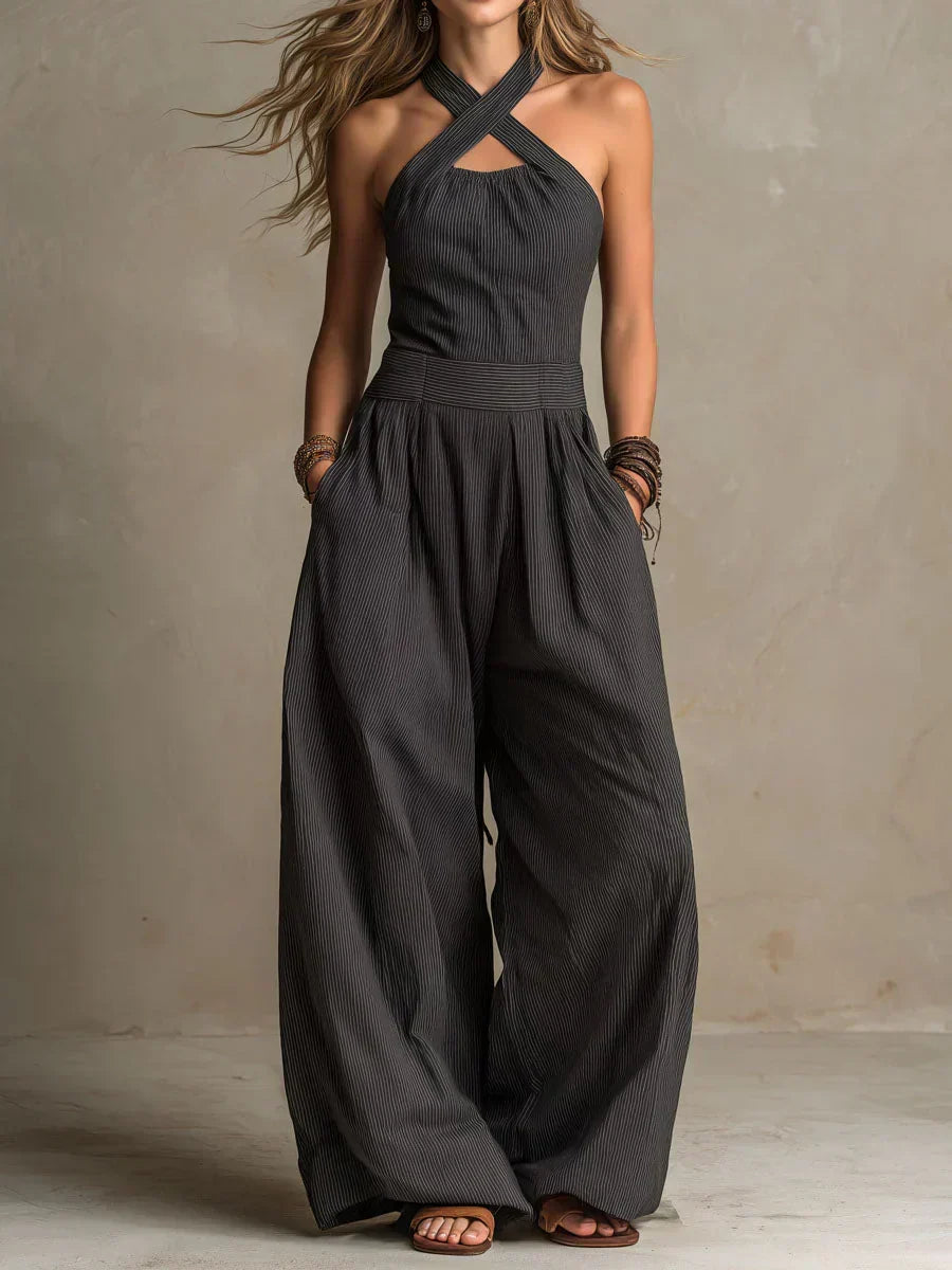 Bianca – Elegant Linen and Cotton Jumpsuit