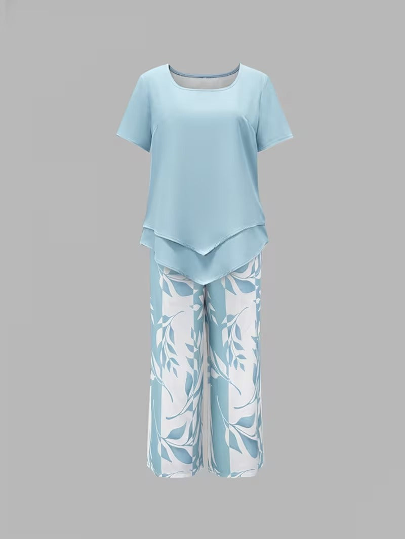 Women's Two-Piece Set | Botanical Print