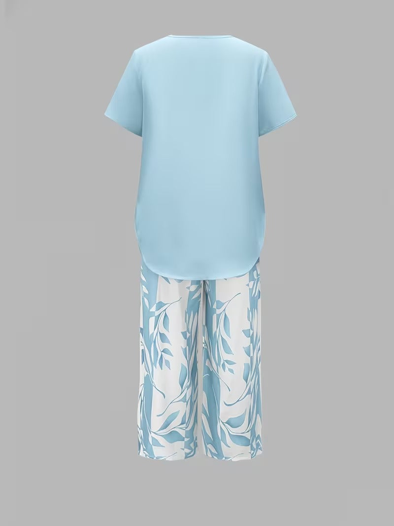Women's Two-Piece Set | Botanical Print