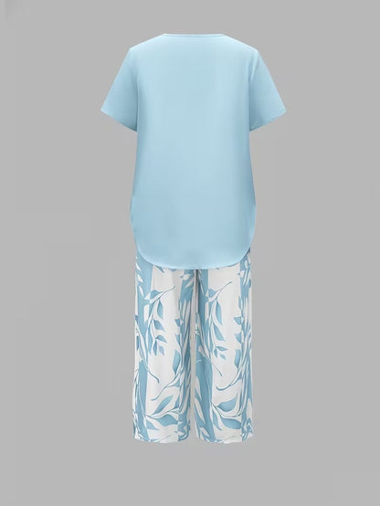 Women's Two-Piece Set | Botanical Print