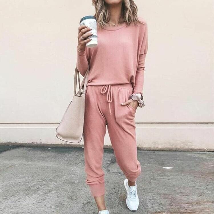 Women's Two-Piece Set | Jogger-style Pants