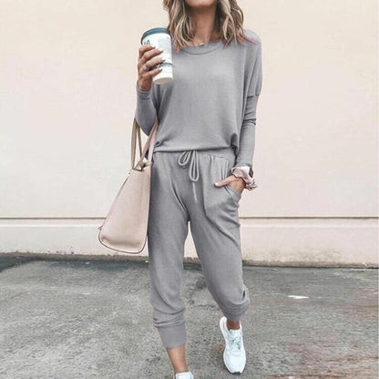 Women's Two-Piece Set | Jogger-style Pants