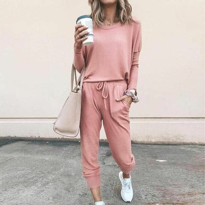 Women's Two-Piece Set | Jogger-style Pants