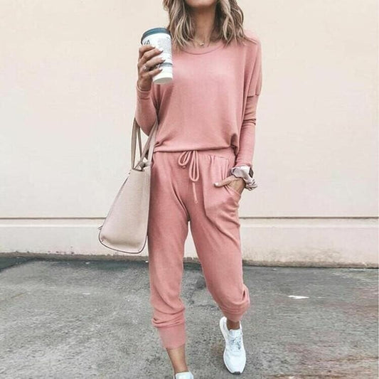 Women's Two-Piece Set | Jogger-style Pants