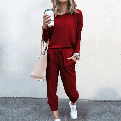 Women's Two-Piece Set | Jogger-style Pants