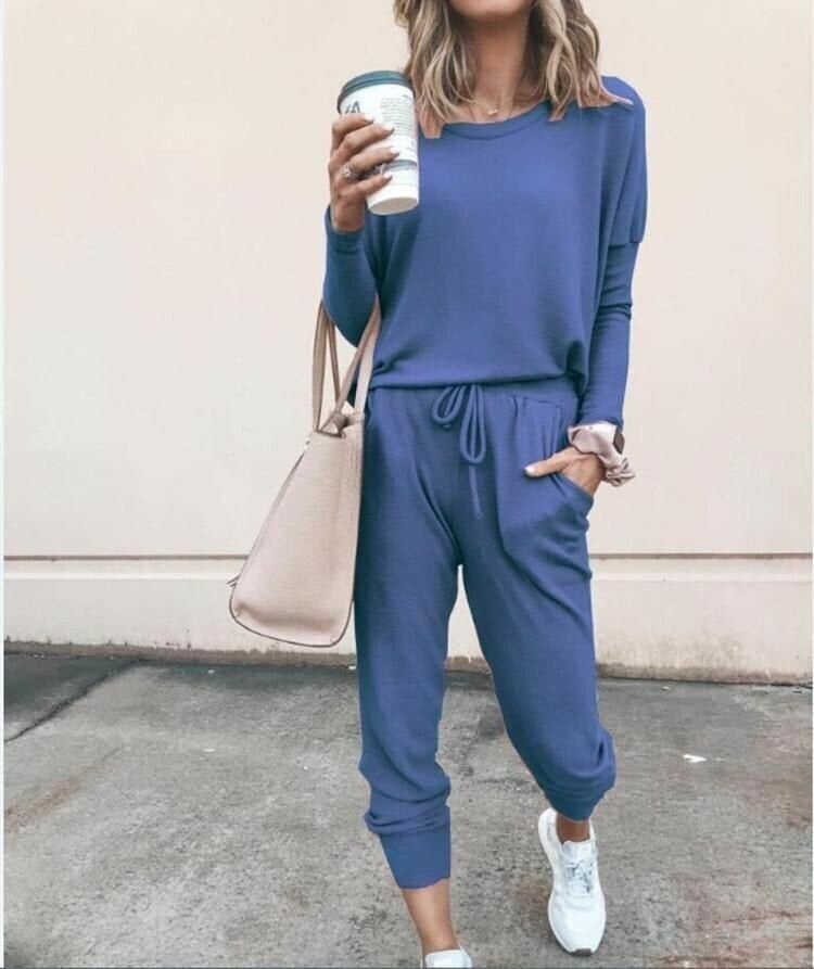 Women's Two-Piece Set | Jogger-style Pants