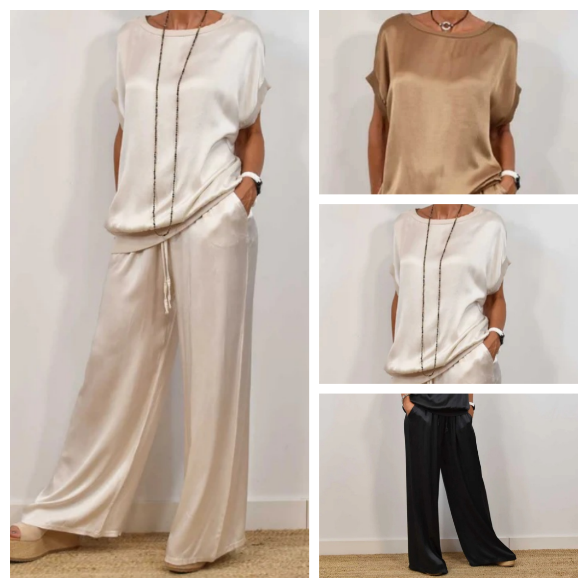 Women's Two-Piece Set | Loose Silhouette Top and Pants