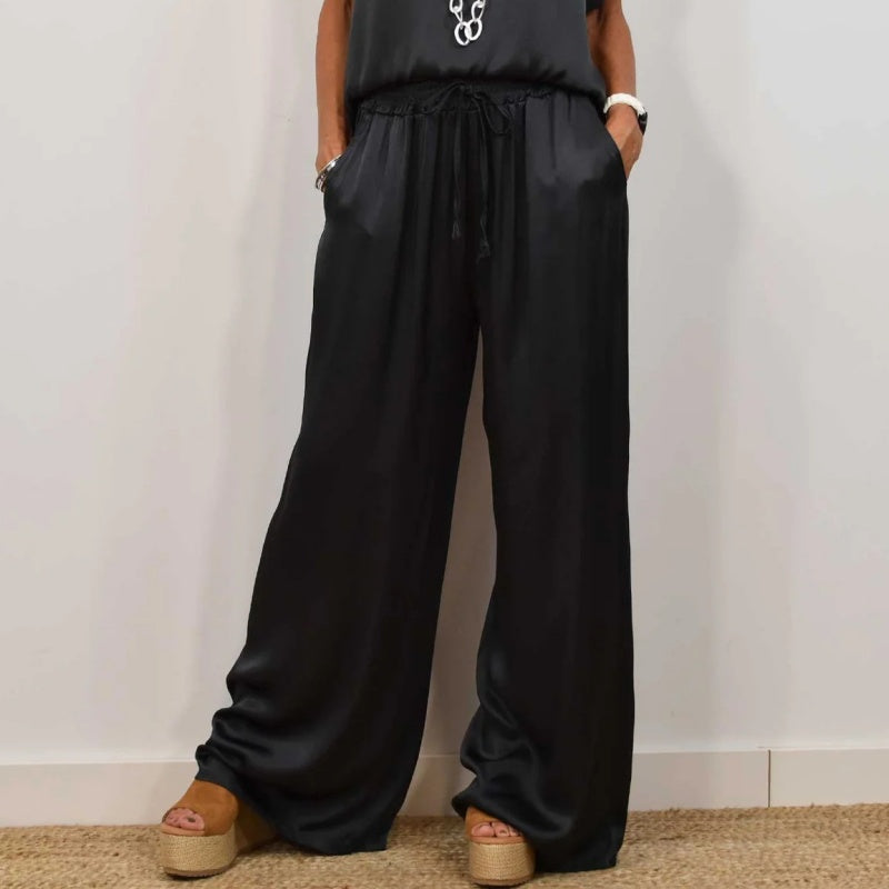 Suzy - Two Piece Silk Set