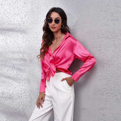 Sydney | Effortless Satin Blouse for Everyday Elegance