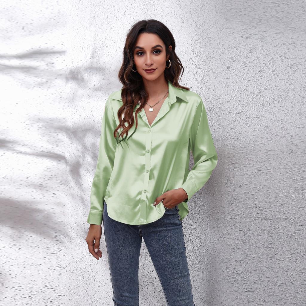 Sydney | Effortless Satin Blouse for Everyday Elegance