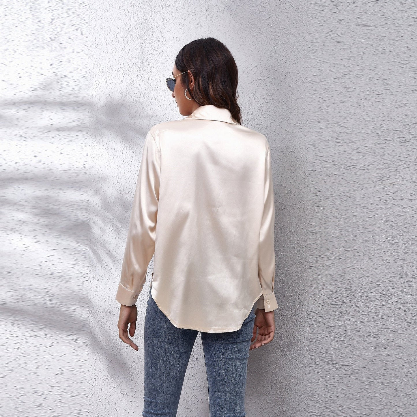 Sydney | Effortless Satin Blouse for Everyday Elegance