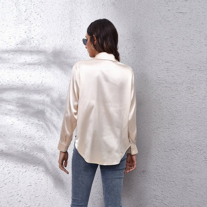 Sydney | Effortless Satin Blouse for Everyday Elegance