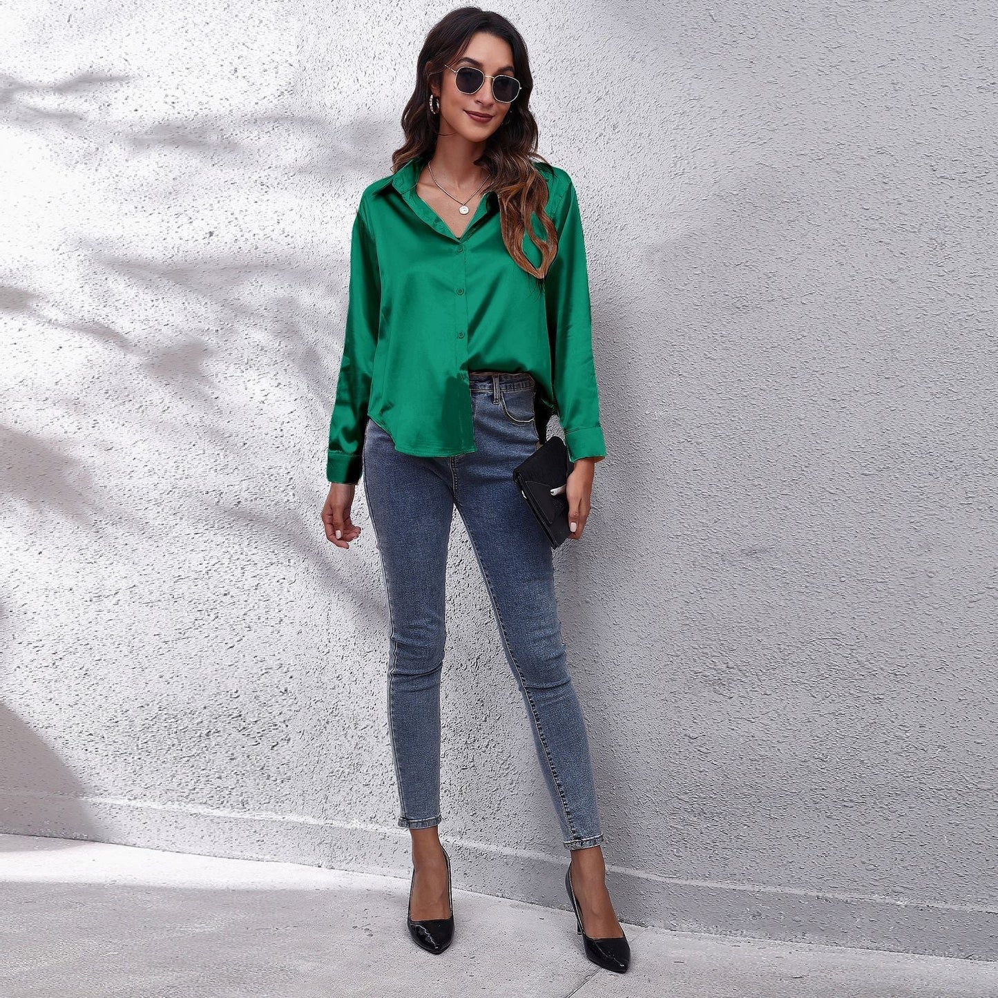 Sydney | Effortless Satin Blouse for Everyday Elegance