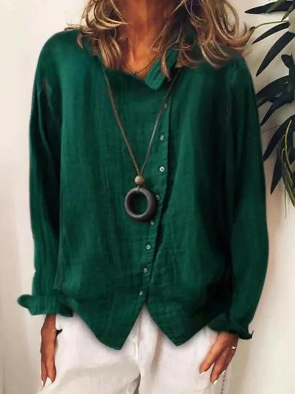 Lila | Effortless Cotton Long Shirt for Everyday Style